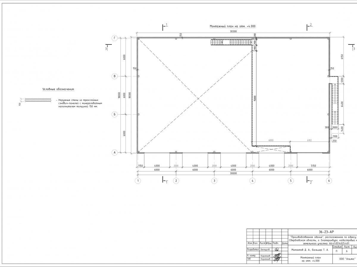 Планировка Цех с АБК из сэндвич-панелей -  фото 4