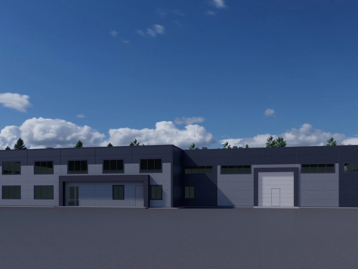 3D визуализация Производственный цех из сэндвич панелей - фото 3