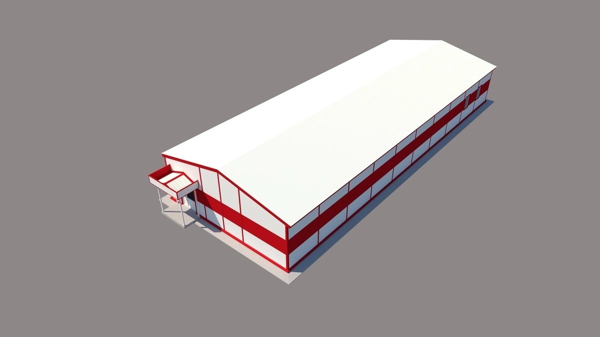 3D визуализация Магазин из сэндвич-панелей - фото 14