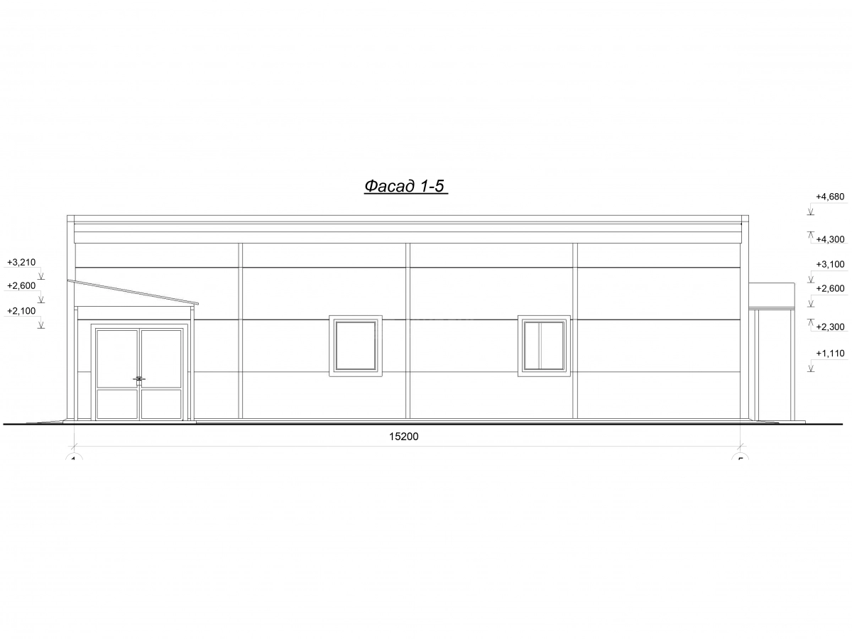 Планировка Контрольно-пропускной пункт из сэндвич-панелей -  фото 3